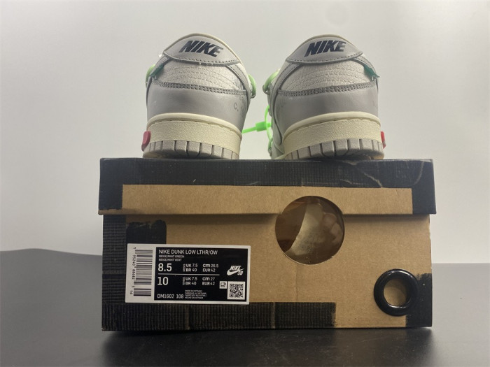 nike dunk low ow lot 7 dm1602-108