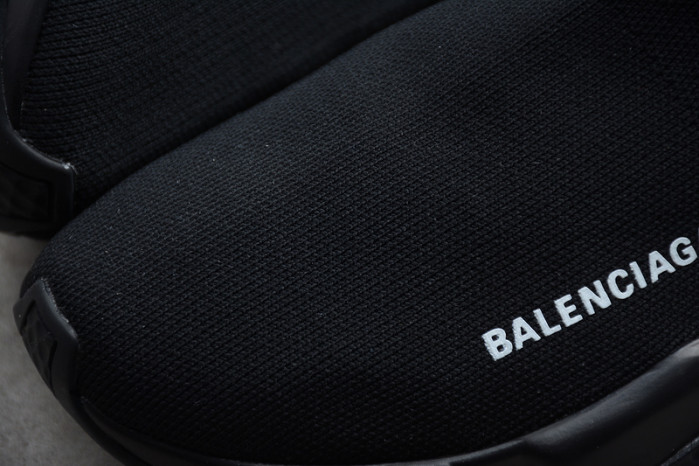 Ba*len*cia*ga speed trainer sneakers all black wt-9034