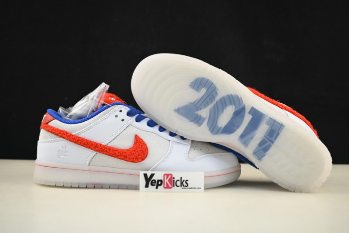 nike dunk low year of the rabbit white rabbit fd4203-161