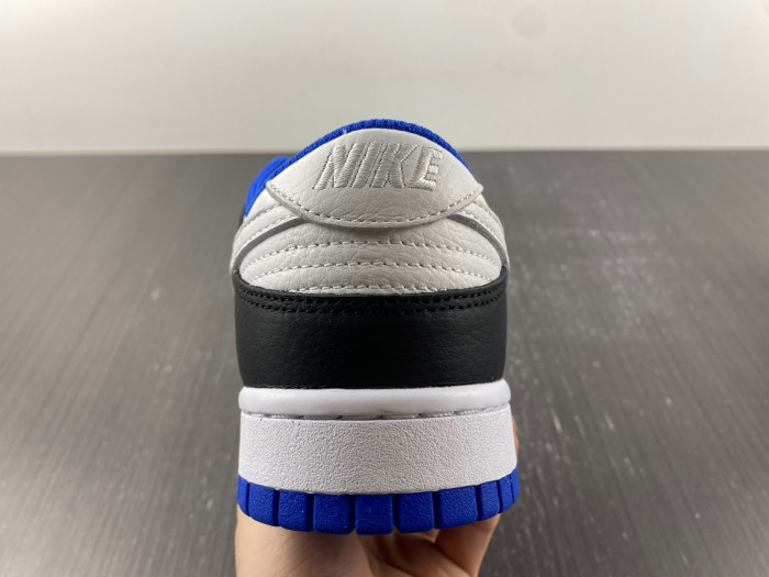 nike dunk low white black royal fd9064-110