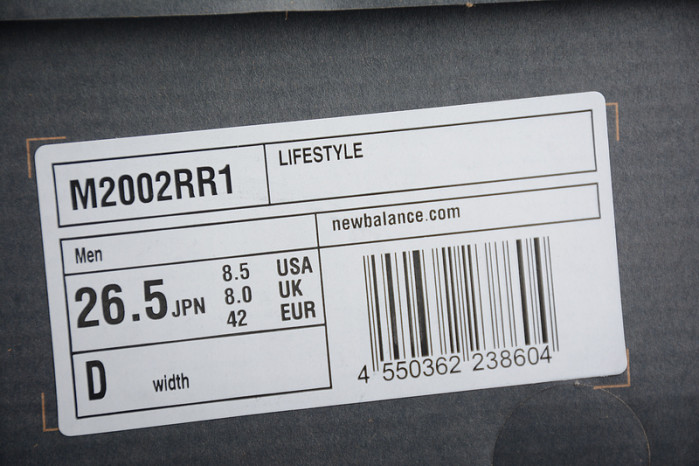 new balance 2002r black dark grey white m2002rr1