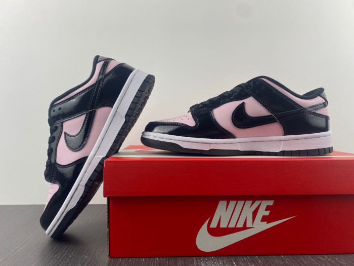 nike dunk low pink foam black dj9955-600