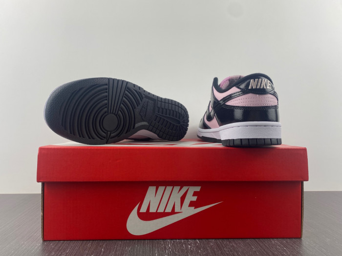 nike dunk low pink foam black dj9955-600