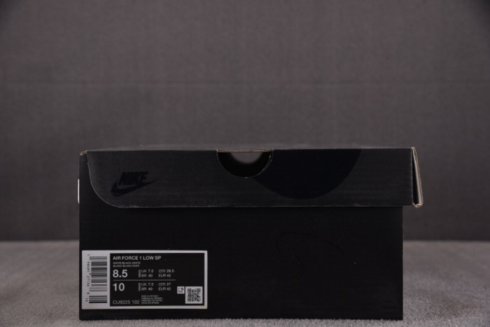 S*prem* Nike Air Force 1 Low White Black CU9225-102
