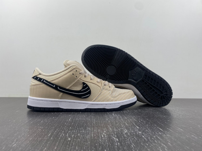 nike sb dunk low albino & preto fd2627-200