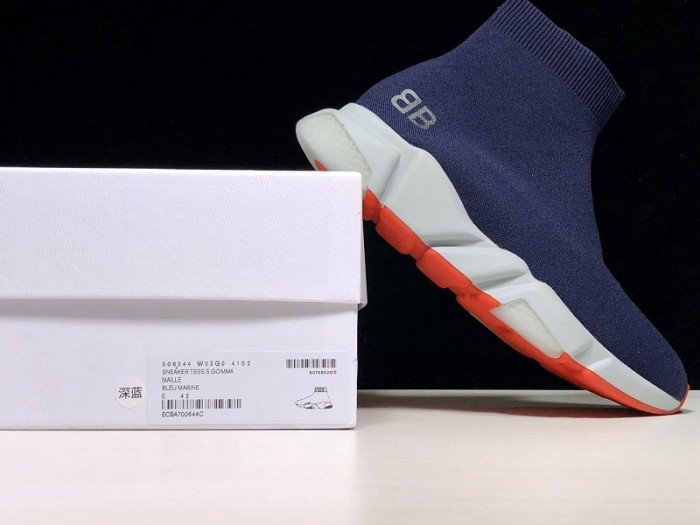 Ba*len*cia*ga speed stretch-knit mid sneakers 542024-09