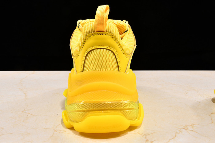 Ba*len*cia*ga TRIPLE S TRAINERS CLEAR SOLE TRAINER YELLOW W09O5 8126
