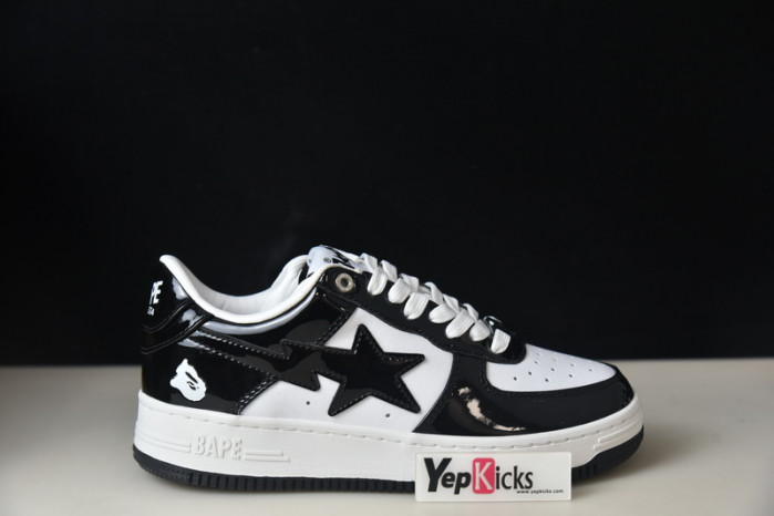 a bathing ape bape sta low black b027