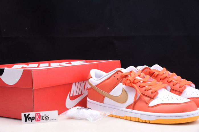 nike dunk low golden orange dq4690-800