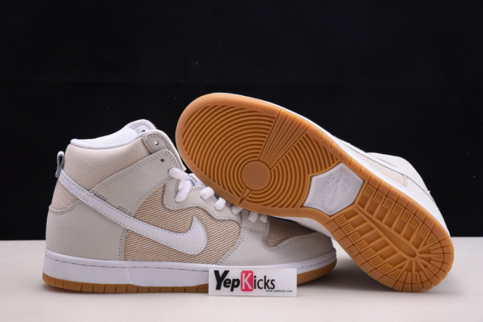 nike sb dunk high pro iso orange label unbleached natural da9626-100