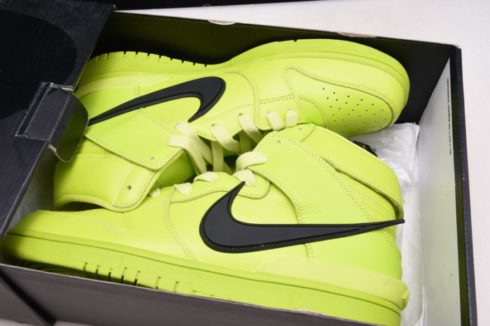 nike dunk high "ambush flash lime" cu7544-300