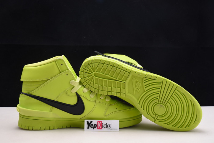 nike dunk high "ambush flash lime" cu7544-300