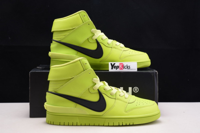 nike dunk high "ambush flash lime" cu7544-300