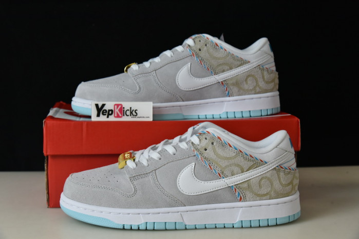 nike dunk low barber shop grey dh7614-500
