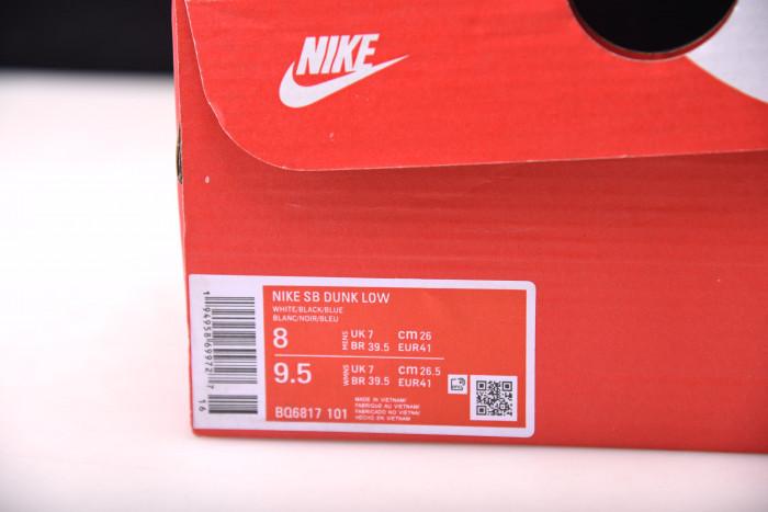 nike sb dunk low laser blue bq6817-101