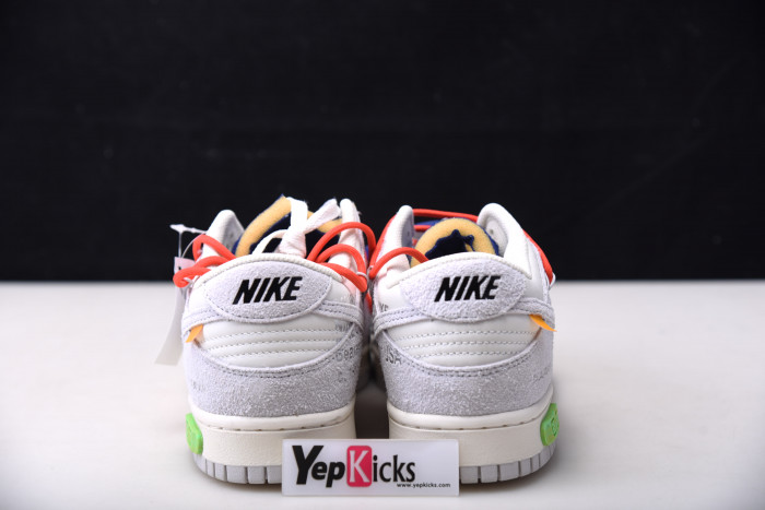 nike dunk low ow lot 13 dj0950-110
