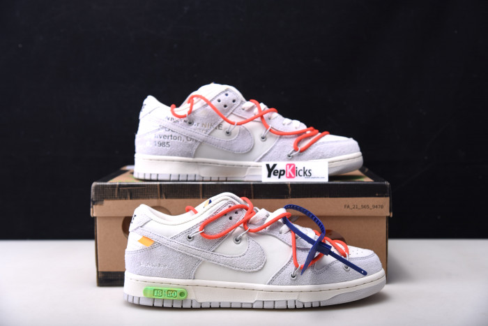 nike dunk low ow lot 13 dj0950-110