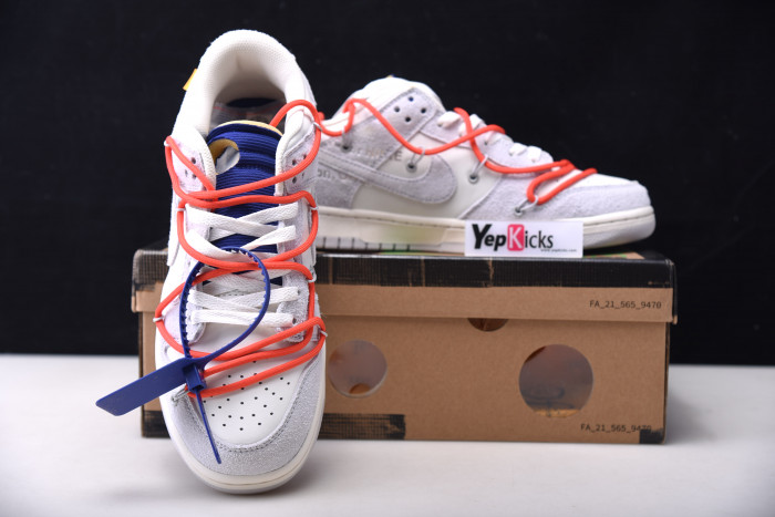 nike dunk low ow lot 13 dj0950-110