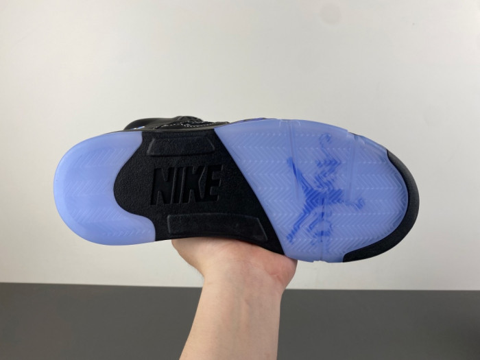 Awake NY x Air Jordan 5 Black Racer Blue DV4982-004