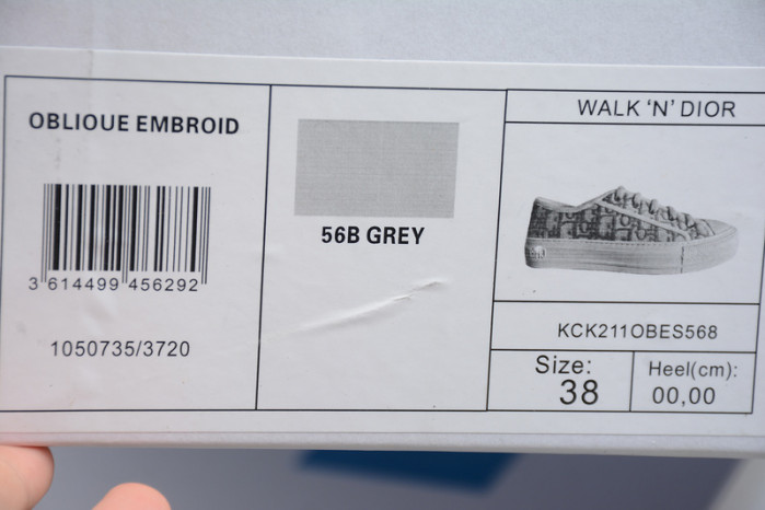 D*0r B23 OBLIQUE LOW TOP SNEAKER 3SN249YNT2