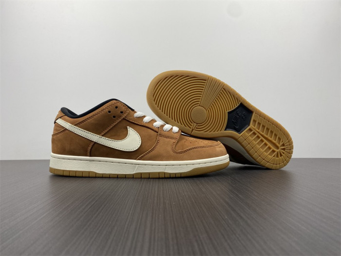 nike sb dunk low pro iso dark russet dh1319-200