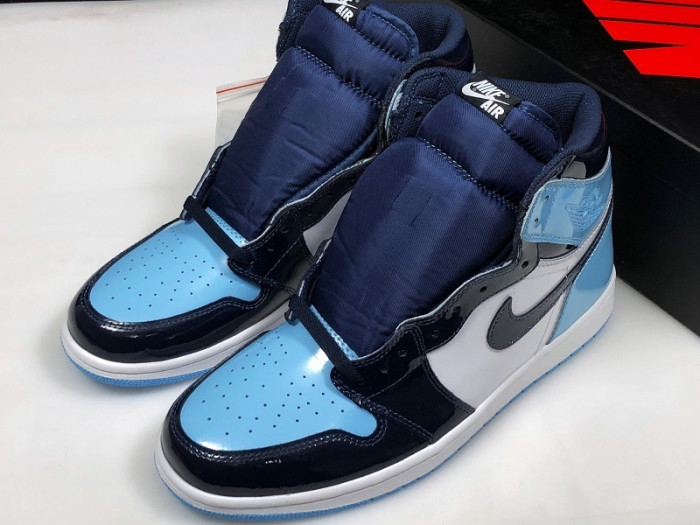 air jordan 1 retro high unc patent cd0461-401