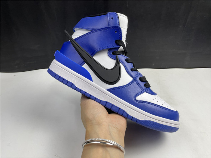 nike dunk high white and blue cu7544-400