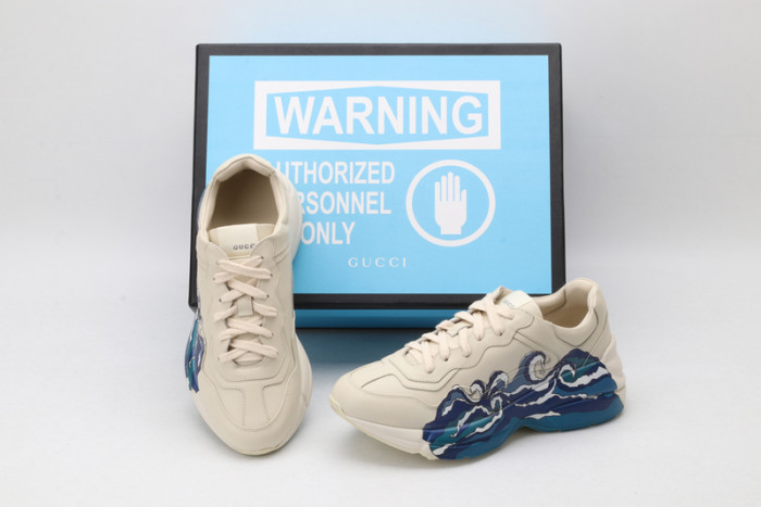 G*u*i ACE EMBROIDERED LOW-TOP SNEAKER E2291