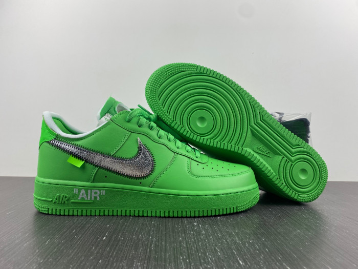 nike air force 1 ow light green spark dx1419-300