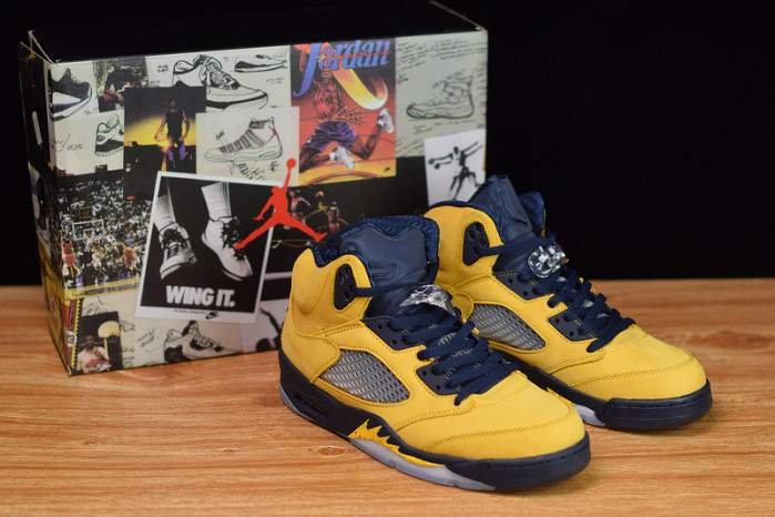 AIR JORDAN 5 RETRO MICHIGAN (2019) CQ9541-704