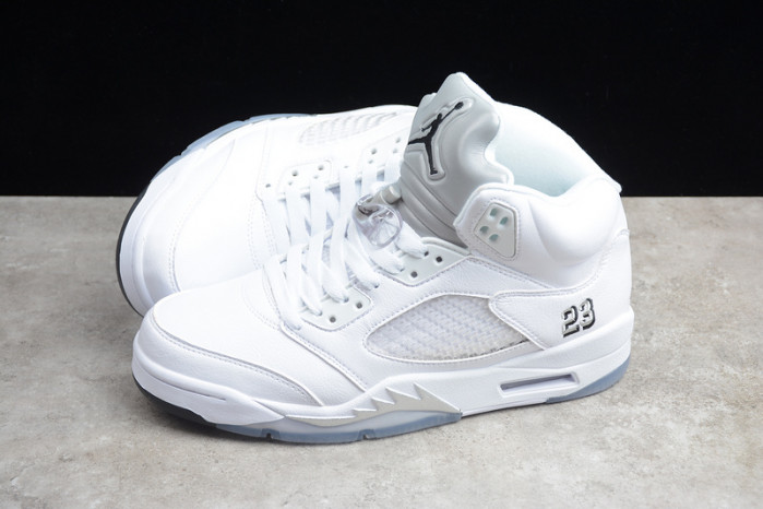 JORDAN 5 RETRO METALLIC WHITE (2015) 136027-130