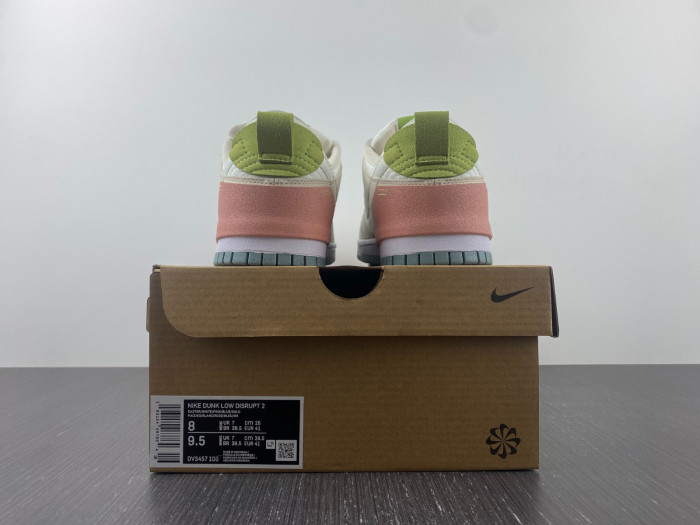 nike dunk low disrupt 2 easter pastel dv3457-100