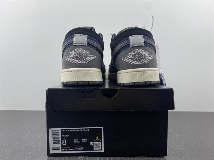 air jordan 1 low inside out black dn1635-001