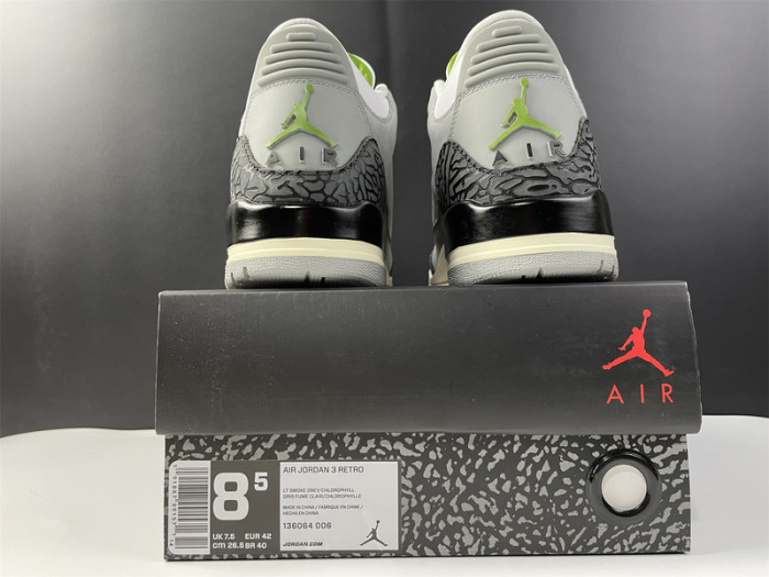 air jordan 3 retro chlorophyll 136064-006