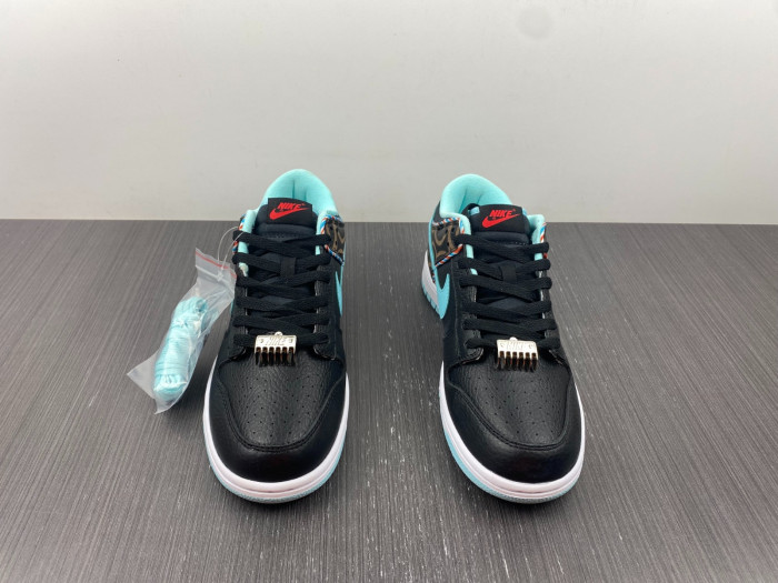 nike dunk low se barber shop black dh7614-001