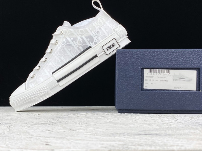 D*0r B23 OBLIQUE LOW TOP SNEAKER 3SN249YNT