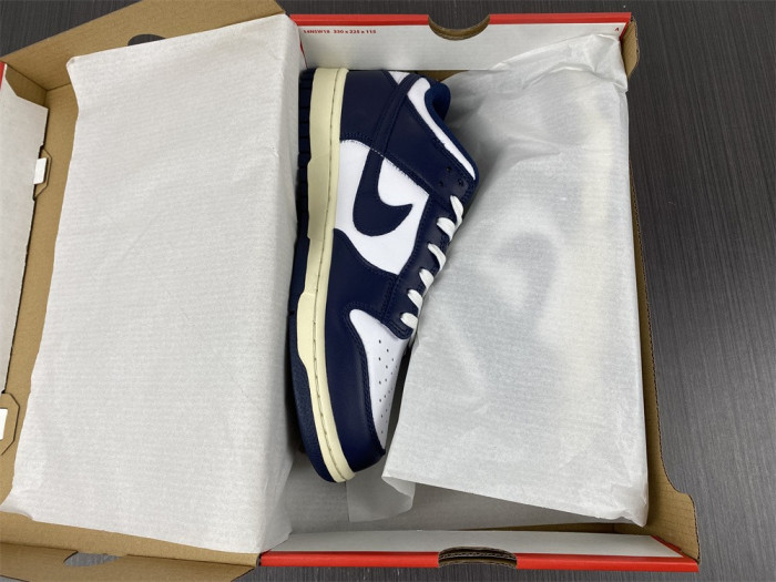 nike dunk low vintage navy dd1503-115