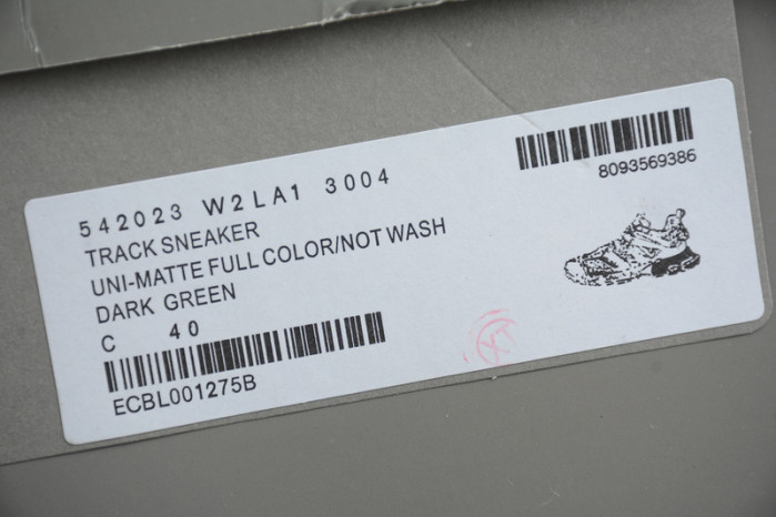 Ba*len*cia*ga track sneaker dark green 542023-w2la1-3004