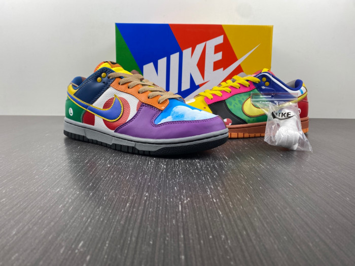 nike dunk low what the mario dh0952-101