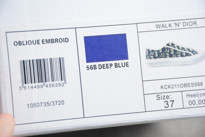 D*0r B23 OBLIQUE LOW TOP SNEAKER 3SN249YNT