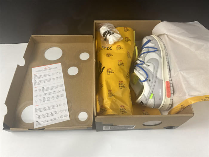 ow x nike dunk lot 10 dm1602-112